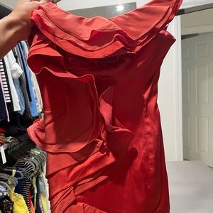 Brand new dress color orange side xs